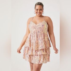 NWT Pink Sequin Mini dress